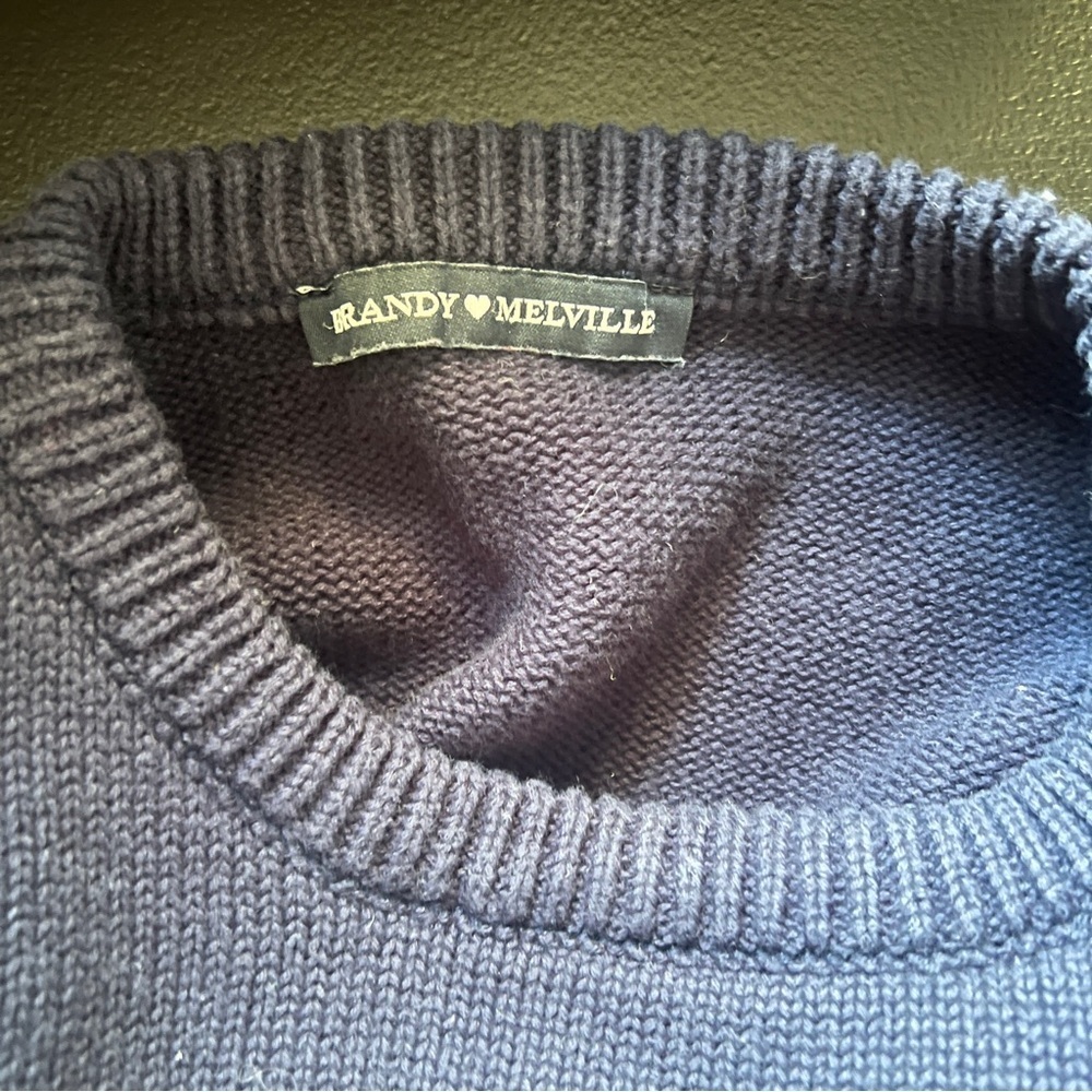 Brandy Melville Rainbow Stripe Cropped Knit Sweater - Picture 7 of 12